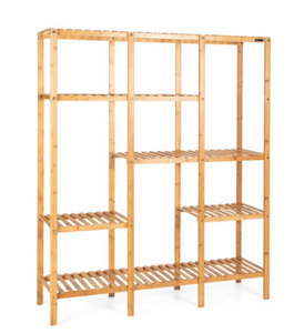 lot 306 image: Costway Premium Eco-Friendly 5-Shelf Organizer Durable, Lightweight, and Customizable