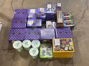 lot 200 image: LOT OF 38  Favorite Day Halloween-themed kits and treats