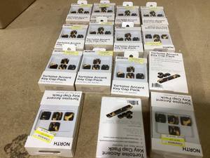 lot 436 image: LOT OF 15 North Key Pack Tortoise Print PVC Computer Keyboard