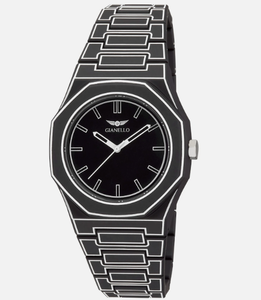 lot 107 image: Gianello Mens Metropolitan 40 Polycarbon Link Watch