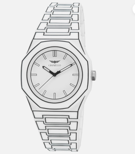 lot 112 image: Gianello Mens Metropolitan 40 Polycarbon Link Watch