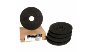 lot 220 image: 3M� Black Stripper Pad 7200, 380 mm x 82 mm, 15 in, Set Of 5