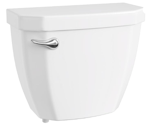 lot 442 image: PROFLO PF6112 Calhoun Toilet Tank Only - Less Seat - White (Minor Transit Damage, SEE PHOTOS)