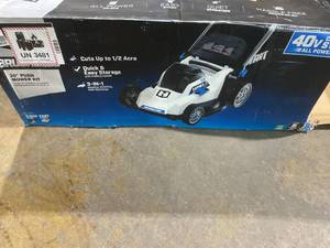 lot 94 image: Hart 40V 20 Brushless Push Mower Kit