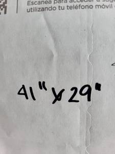 lot 89 image: Framed Abstract Artwork, 41 x 29 Inches