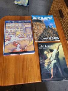 lot 192 image: Collection of 3 Art Books The Louvre and Musee dOrsay Paris