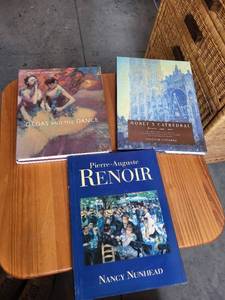 lot 193 image: Collection of 3 Art Hardcover Books Monets Cathedral, Pierre-Auguste Renoir, Degas and the Dance