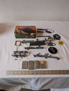 lot 17 image: Vintage Automotive Emblems, Zippo-Style Lighters, and Collectibles Lot