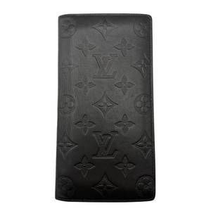 Louis Vuitton Monogram Empreinte Long Wallet in Black; Pre-Owned Retail $950