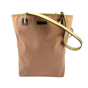 lot 39B image: Gucci Canvas Tote with Leather Trim Pre-Owned Retail $950