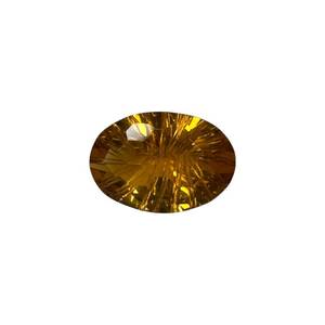 lot 50E image: 10.95 Carat Natural Citrine  Fancy Starburst & Honeycomb Cut Retail $548