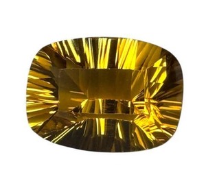 lot 19D image: 16.96 Carat Natural Citrine  Fancy Starburst Cut Retail $848