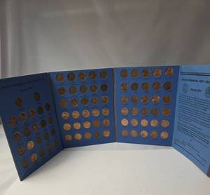 lot 32 image: Lincoln Memorial Cents Starting 1959  - Book is Full