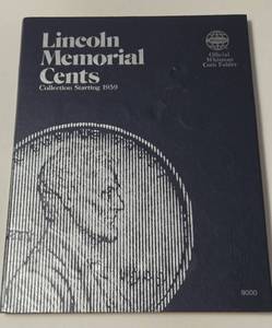 lot 34 image: Lincoln Memorial Cents Collection Starting 1959  - Book is Full