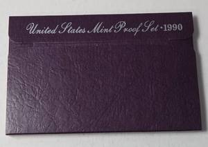 lot 40 image: 1990 US Mint Proof Set