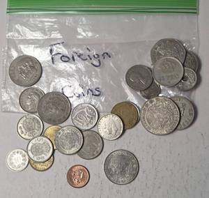 lot 47 image: Bag of Foreign Coins