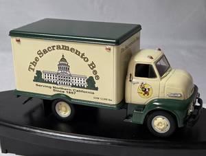 lot 84 image: 134 Scale First Gear 1953 Ford C-600 Straight Truck&nbsp - The Sacramento Bee - New in Box&nbsp Est. value 85.00&nbsp&nbsp&nbsp