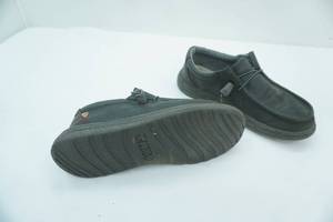 lot 35 image: Mens Size 9 Lam Loafers. Dark Grey