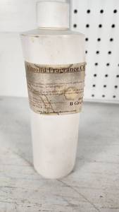 lot 30 image: Almond Fragrance Oil Bottle 16 oz Just Over 12 Full (Black Line Shows How Much is Left) - The Candlemakers Store