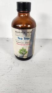 lot 46 image: Majestic Pure Tea Tree Essential Oil Bottle 4 fl oz - Over 12 Full , See 2nd Pic