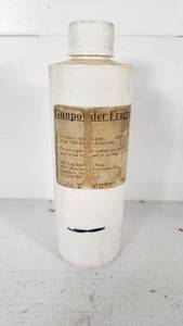 lot 63 image: Gunpowder Fragrance Oil Bottle 16 oz Bottle Under 14 Full (Black Line)