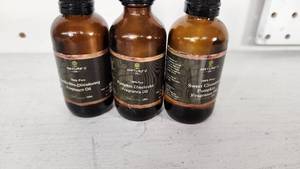 lot 70 image: Natures Oil Fragrance Oils including Vanilla Non-Discoloring, Pumpkin Cheesecake, and Sweet Cinnamon Pumpkin - 1oz Bottles All Below 12 See Final Pic
