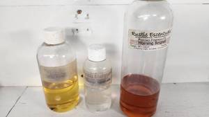 lot 73 image: Rustic Escentuals Fragrance Oils including Morning Beignet, Alaskan Wilderness, and White Pumpkin - All Partials