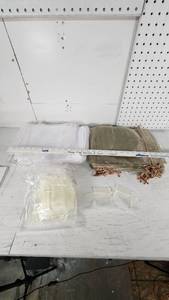 lot 91 image: Assorted Organza Gift Bags, White and Gold