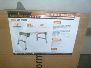 lot 106 image: Landhoner Aluminum Folding Stool