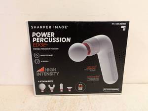 lot 29 image: SHARPER IMAGE POWER PERCUSSION EDGE  PORTABLE PERCUSSION MASSAGER