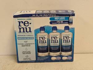 lot 39 image: BAUSCH  LOMB RENU MULTIPACK