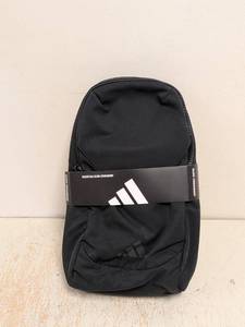 lot 163 image: NEW ADIDAS ESSENTIALS SLING CROSSBODY BLACK