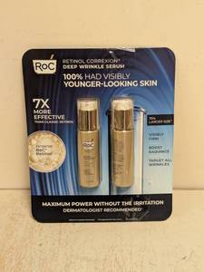 lot 144 image: ROC RETINOL CORREXION DEEP WRINKLE SERUM 2PK