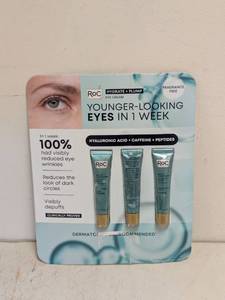 lot 93 image: ROC HYDRATE  PLUMP EYE CREAM 3PK