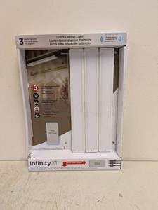 lot 97 image: INFINITY X1 RECHARGEABLE UNDER CABINET LIGHTS 3PK