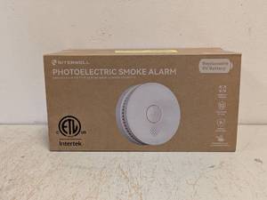 lot 112 image: NEW PHOTOELECTRIC SMOKE ALARM