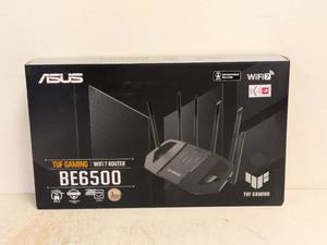 lot 117 image: ASUS TUF GAMING BE6500 WIFI 7 ROUTER