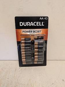 lot 219 image: NEW DURACELL AA BATTERIES 40PK