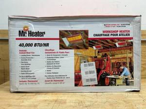 lot 45 image: Mr. Heater workshop heater
