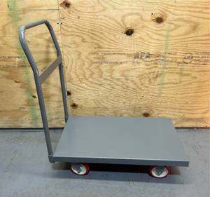 lot 157 image: steel deck platform truck