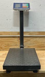 lot 175 image: 660lbs Weight LED Computing Digital Scale Floor Platform Scale