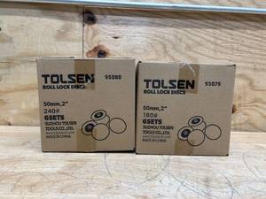 lot 190 image: TOLSEN roll lock discs (lot of 2)