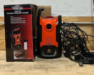 lot 196 image: Ironton 1600 PSI Electric Pressure Washer