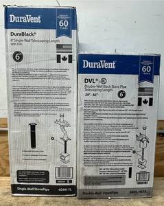 lot 208 image: DuraVent DuraBlack Dvl lot of 2