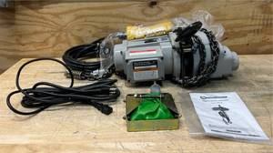 lot 212 image: Strongway 2200-Lb. Electric Chain Hoist