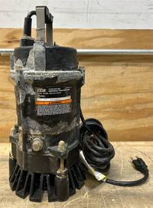 lot 217 image: NorthStar Cast Iron Submersible Trash Water Pump, 3965 GPH Max. Flow, 2in. Port
