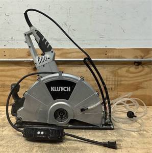lot 221 image: Klutch Electric Concrete Cutter, 14in. Blade Msrp $299.99