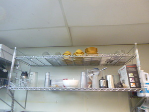 lot 40 image: 2-Tier Wall Shelf