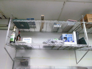 lot 42 image: 2-Tier Wall Shelf