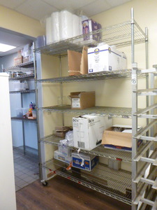 lot 44 image: Eagle 5-Tier Wire Shelving